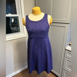 Motherhood Purple Floral Midi Dress Size Small